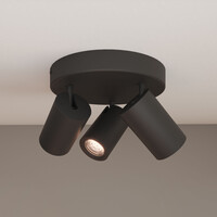 Ledvion LED Deckenstrahler Schwarz Trio - Neigbar - GU10 Fassung