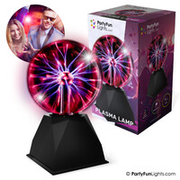 PartyFunLights Plasmakugel-Lampe - 12V-Adapter