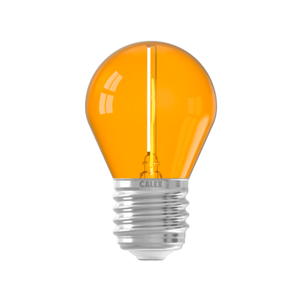 Calex Farbige LED-Kugellampe - Orange - E27 - 1W - 240V