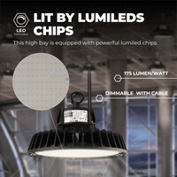 Ledvion LED Hallenstrahler 100W mit Reflektor - Philips Driver - 90° - 175lm/W - 4000K - IP65 - Dimmbar - 5 Jahre Garantie - GS-geprüft