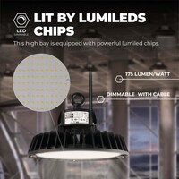 Ledvion LED Hallenstrahler 150W mit Reflektor - Philips Driver - 90° - 175lm/W - 4000K - IP65 - Dimmbar - 5 Jahre Garantie - GS-geprüft