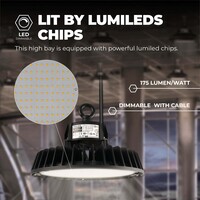 Ledvion LED Hallenstrahler 240W mit Reflektor - Philips Driver - 90° - 175lm/W - 4000K - IP65 - Dimmbar - 5 Jahre Garantie - GS-geprüft