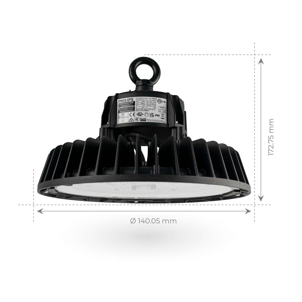 Ledvion LED Hallenstrahler 240W mit Sensor - Philips Driver - 120° - 175lm/W - 4000K - IP65 - Dimmbar - 5 Jahre Garantie - GS-geprüft