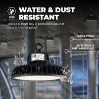 Ledvion LED Hallenstrahler 240W mit Sensor - Philips Driver - 120° - 175lm/W - 6500K - IP65 - Dimmbar - 5 Jahre Garantie - GS-geprüft