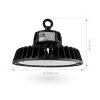 Ledvion LED Hallenstrahler 240W mit Sensor - Philips Driver - 120° - 175lm/W - 6500K - IP65 - Dimmbar - 5 Jahre Garantie - GS-geprüft