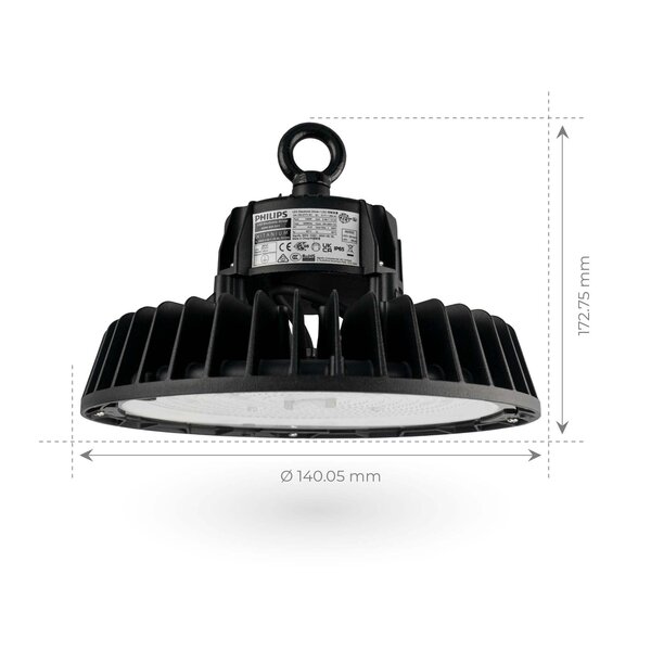 Ledvion LED Hallenstrahler 240W mit Sensor - Philips Driver - 120° - 175lm/W - 6500K - IP65 - Dimmbar - 5 Jahre Garantie - GS-geprüft