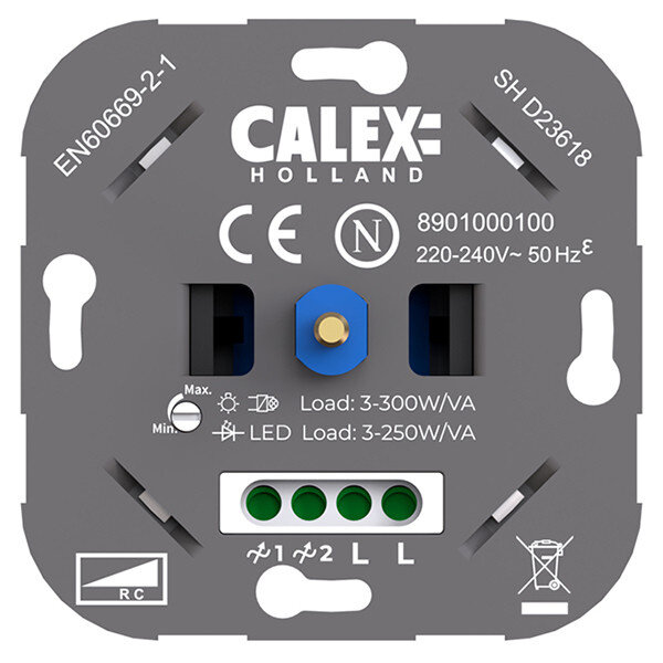 Calex Calex LED Einbaudimmer 3-250W - Phasenabschnitt - Universal
