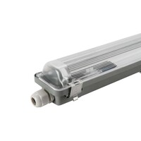 Ledvion LED Feuchtraumleuchte 120 cm - IP65 - Verknüpfbar - Edelstahlklammern