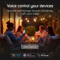 Ledvion 3x WLAN Steckdose Outdoor - Inkl. Stromzähler - IP44 - Smarte Steckdose