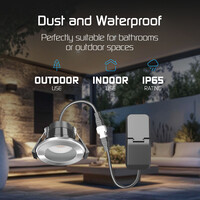 Ledvion Dimmbare Mini LED Einbaustrahler Nickel - IP65 - 4W - CCT - 5 Jahre Garantie - Geeignet für das Badezimmer - 6 pack