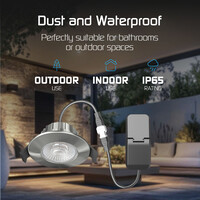 Ledvion Dimmbare LED Einbaustrahler Nickel - IP65 - 5W - CCT - 5 Jahre Garantie - Geeignet für das Badezimmer - 6 pack