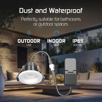 Ledvion Dimmbare Mini LED Einbaustrahler Weiß - IP65 - 4W - CCT - 5 Jahre Garantie - Geeignet für das Badezimmer - 6 pack