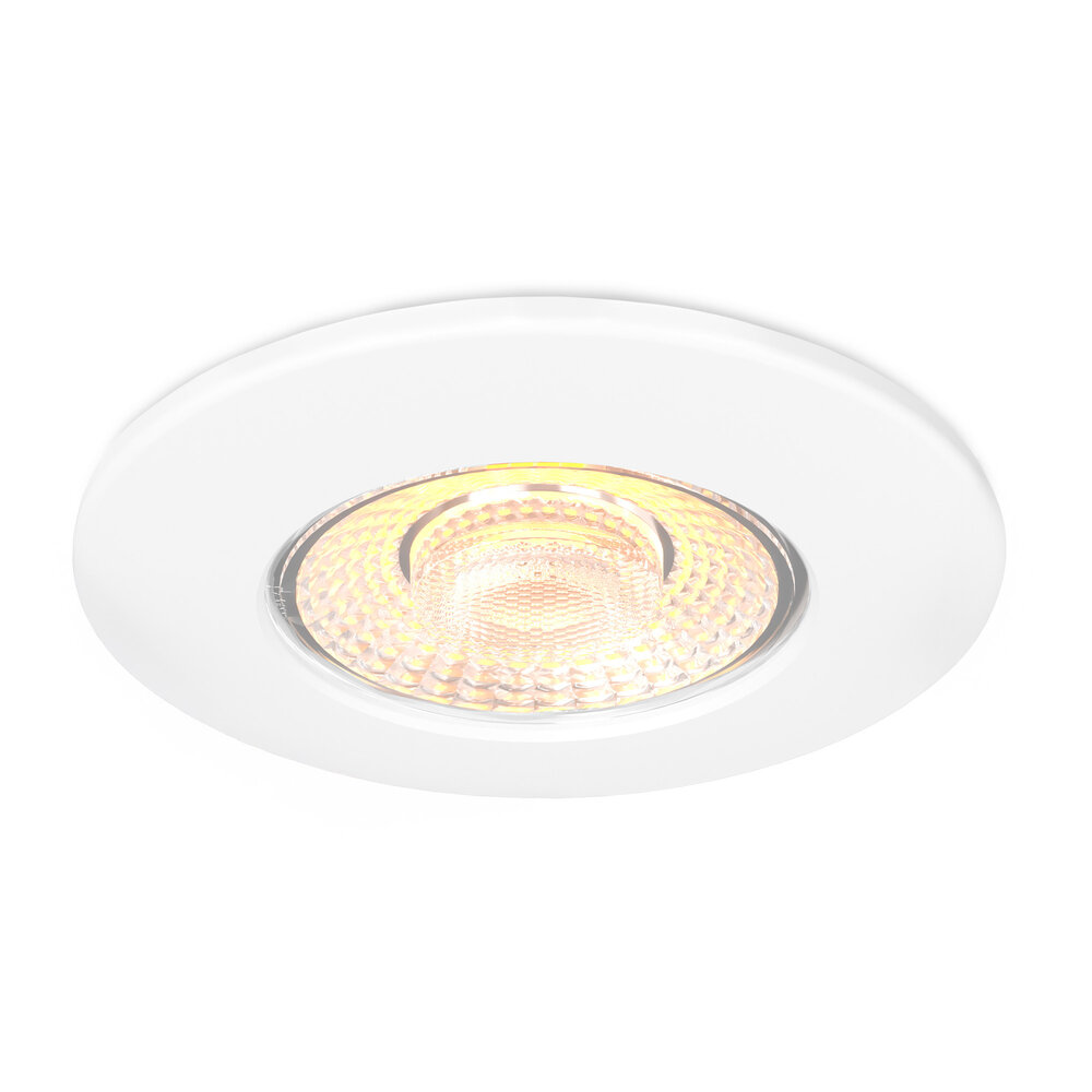 Ledvion Dimmbare LED Einbaustrahler Weiß - IP65 - 5W - CCT - 5 Jahre Garantie - Geeignet für das Badezimmer