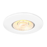 Ledvion Dimmbare LED Einbaustrahler Weiß - IP65 - 5W - CCT - 5 Jahre Garantie - Geeignet für das Badezimmer