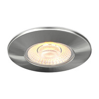 Ledvion Dimmbare LED Einbaustrahler Nickel - IP65 - 5W - CCT - 5 Jahre Garantie