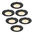 Dimmbare LED Einbaustrahler Schwarz - IP65 - 5W - CCT - 5 Jahre Garantie - Geeignet für das Badezimmer - 6 pack
