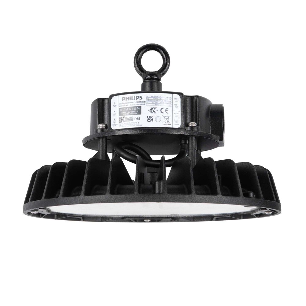 Ledvion LED Hallenstrahler 150W - Philips Driver - Netzschalter - 120° - 175lm/W - 3000K - IP65 - Dimmbar - 5 Jahre Garantie
