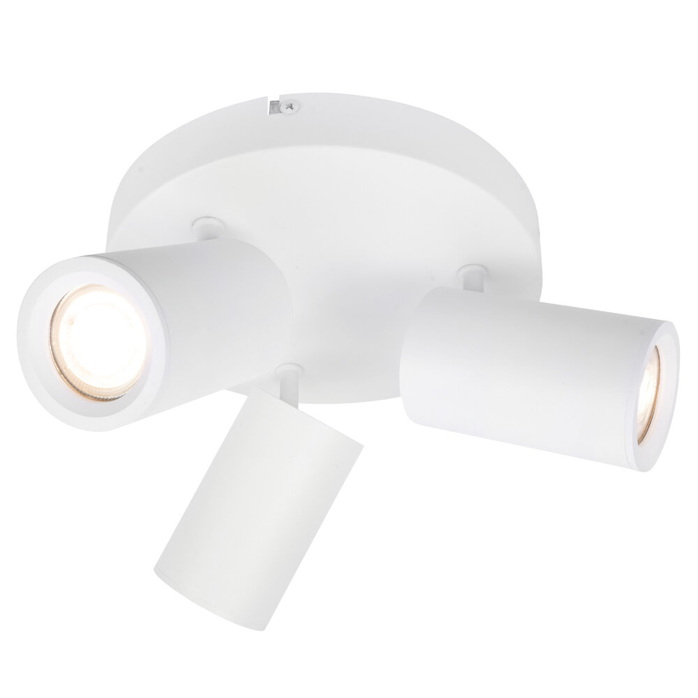 Ledvion LED Deckenstrahler Weiß Trio - Dimmbar - 3W - 4000K - Neigbar