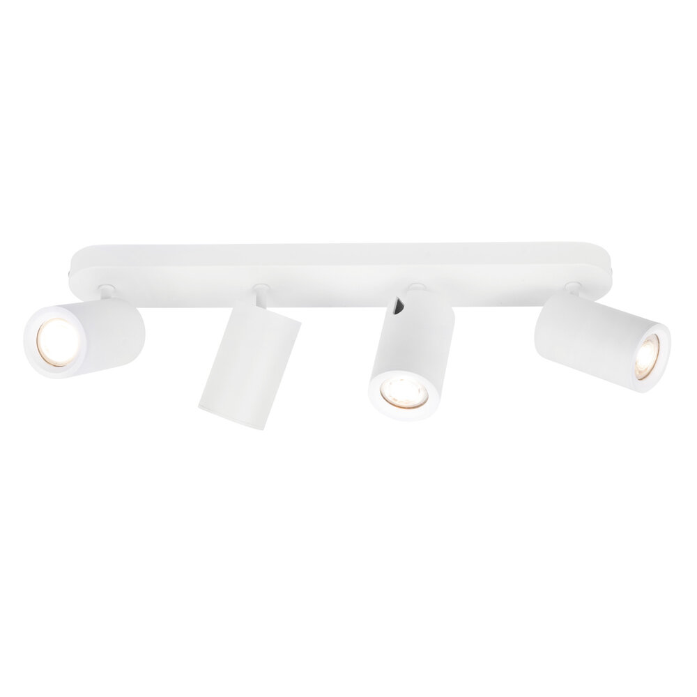 Ledvion LED Deckenstrahler Weiß 4-licht - Neigbar - GU10 Fassung