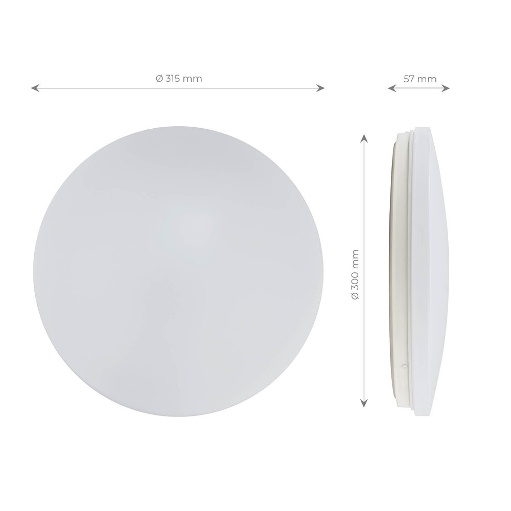 Ledvion Deckenleuchte - 24W - 3000K - 2400 Lumen - Ø31,5 CM