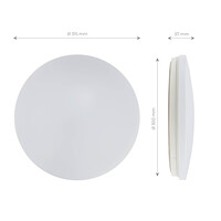 Ledvion Deckenleuchte - 24W - 3000K - 2400 Lumen - Ø31,5 CM