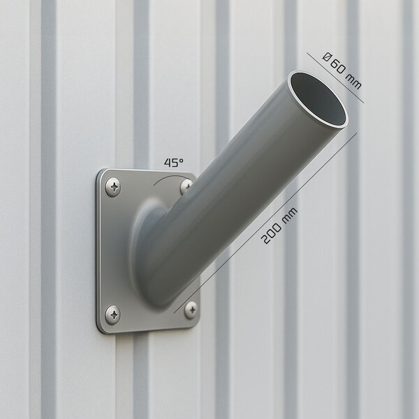 Ledvion LED Straßenlampe Wandhalterung - Ø60mm