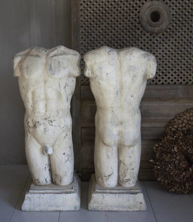 Rene Houtman Stenen mannen beeld 79 cm hoog