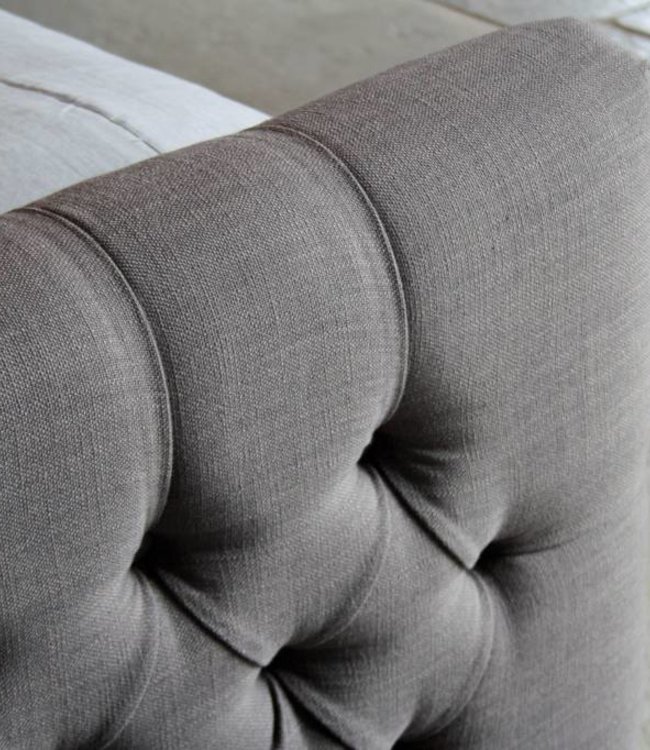 Rene Houtman Darlton Ledikant Gecapitonneerd Stof Bruin