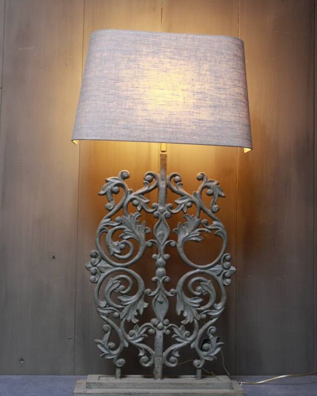 Rene Houtman Lampvoet Orlanda Ijzer Grijs H70 cm