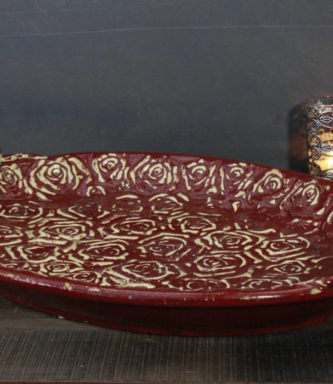 Rene Houtman Saladeschaal PTMD met handvaten 57 cm