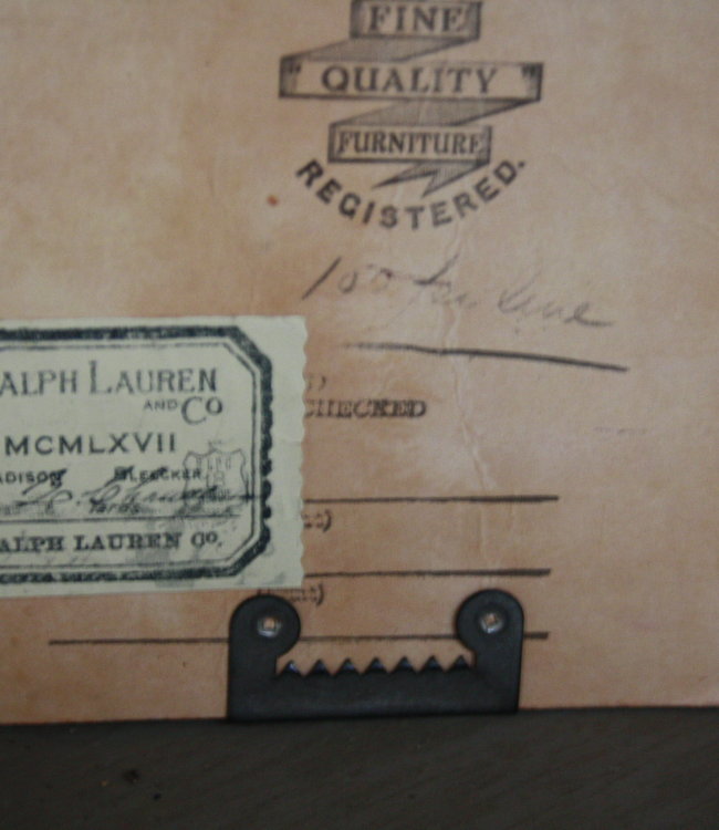 Rene Houtman Hand beschilderde porseleinen  vaas in zwart-goud 70 cm