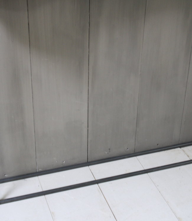 Rene Houtman Sidetable Ijzeren Onderstel Oud Eikenhout