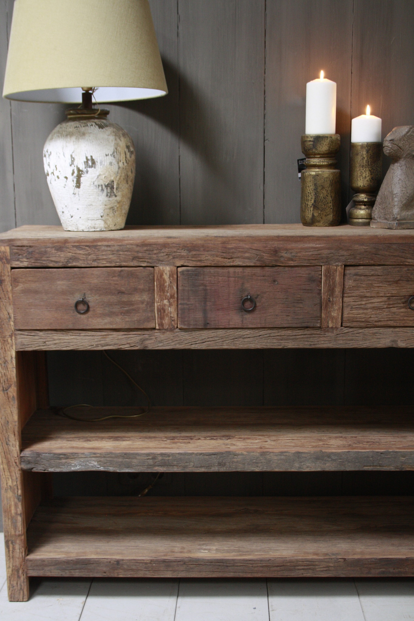 Rene Houtman Wandtafel Bassano met lades en legplanken 120 cm