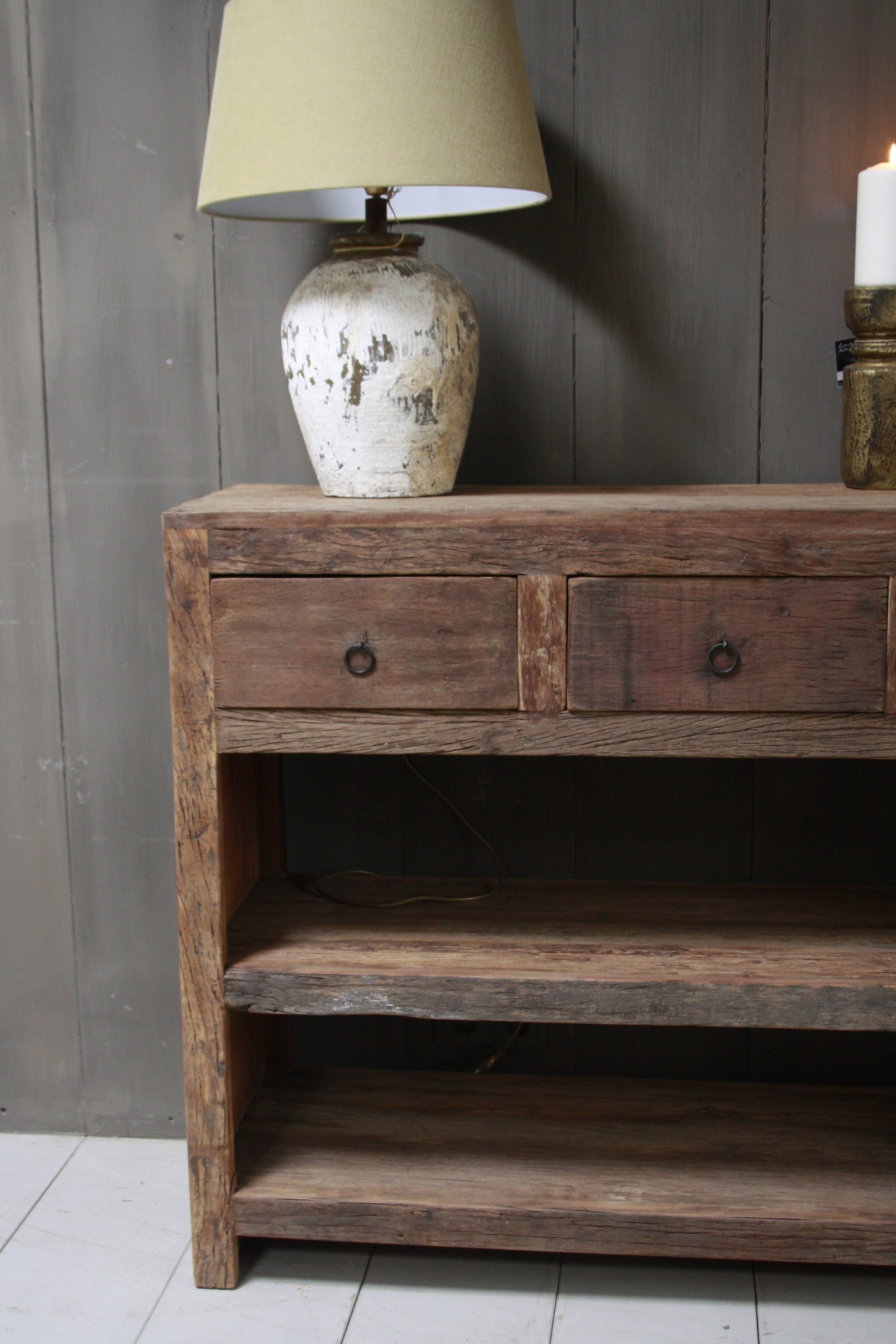 Rene Houtman Wandtafel Bassano met lades en legplanken 120 cm
