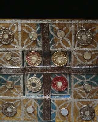 Rene Houtman Decoratief wandpaneel Ibiza 30 cm Geel