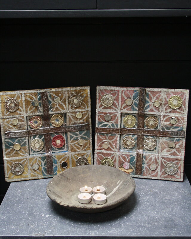 Rene Houtman Set decoratieve wandpanelen Ibiza 30 cm