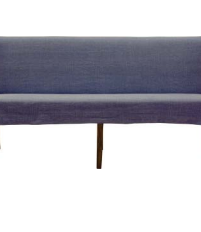 Rene Houtman Eva Eetkamerbank Stof Met Detail Leder