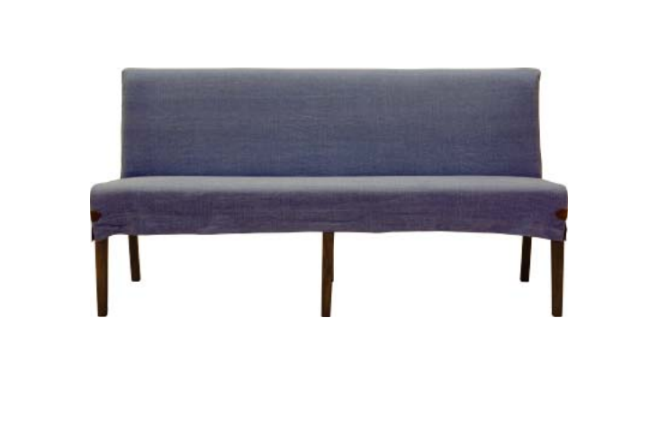 Rene Houtman Eva Eetkamerbank Stof Met Detail Leder