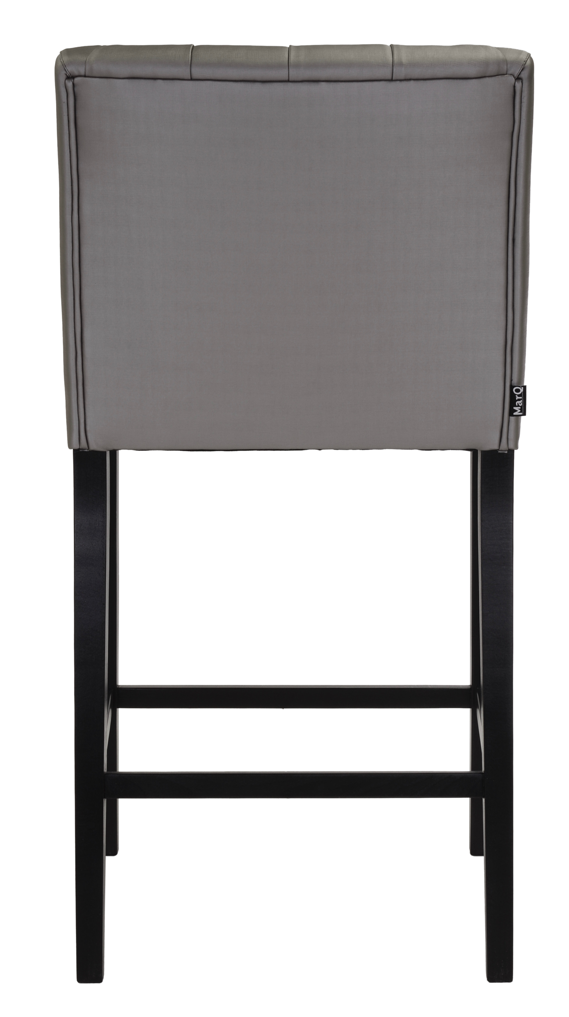 Rene Houtman Barstoel River Silkor Grey Poot Zwart 107 cm