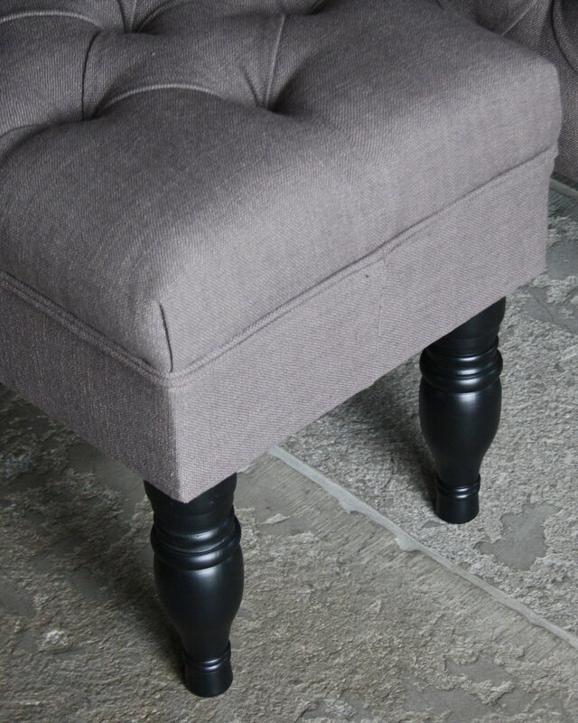 Rene Houtman Bedbankje Gecapitonneerd Bruin 160 x 40 x 47 cm