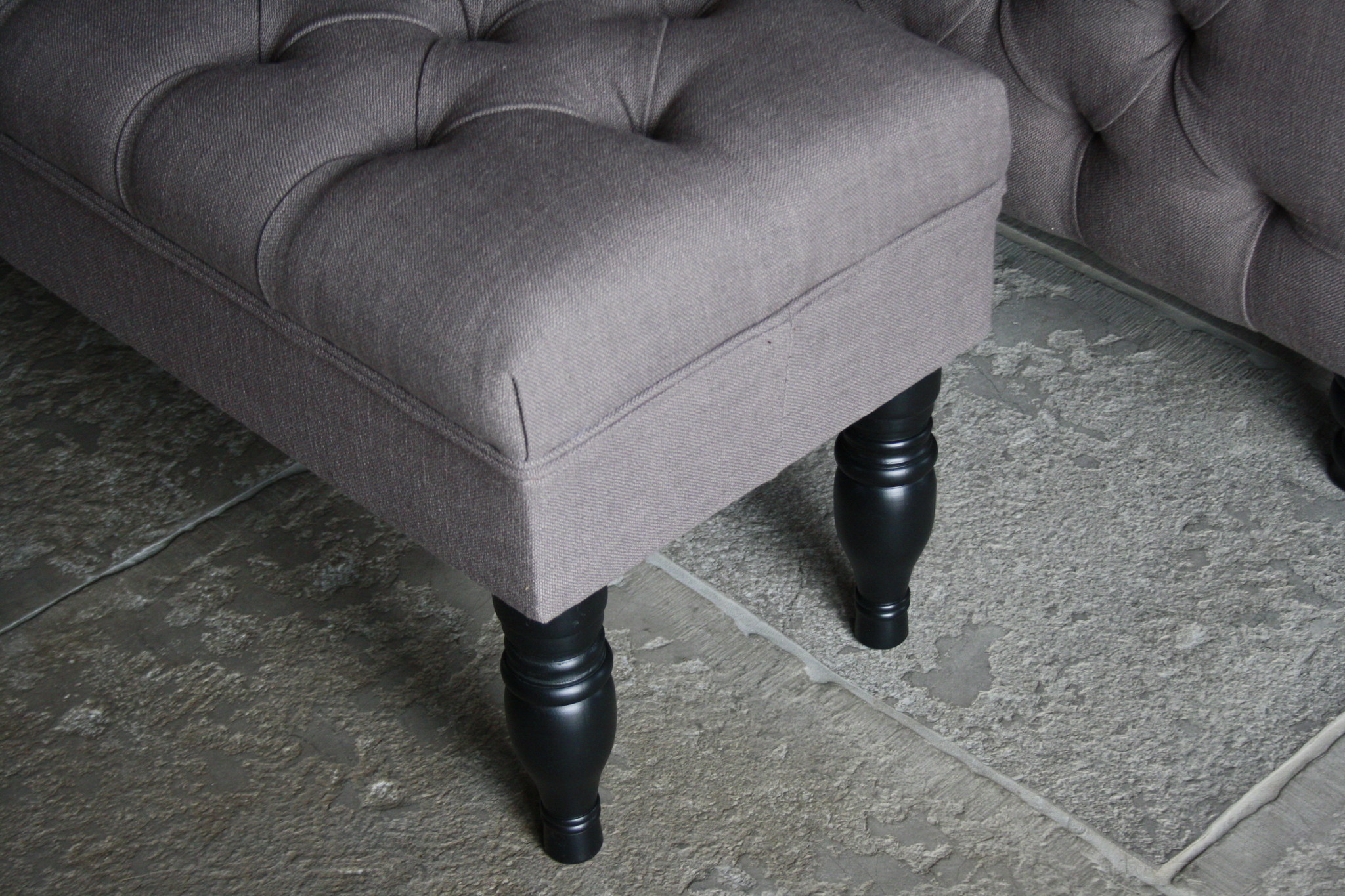 Rene Houtman Bedbankje Gecapitonneerd Bruin 160 x 40 x 47 cm