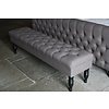Bedbankje Gecapitonneerd Bruin 160 x 40 x 47 cm