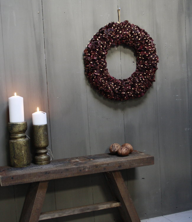 Rene Houtman Oud Houten Krukje Ruben 84 cm