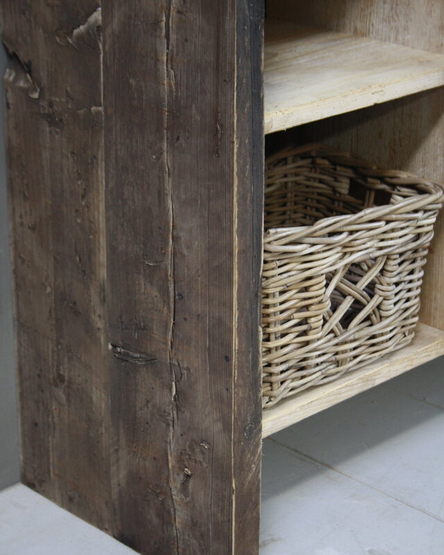 Rene Houtman Oud houten badkamermeubel/Sidetable Kelsey 110 cm