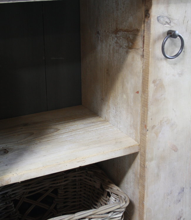 Rene Houtman Oud houten badkamermeubel/Sidetable Kelsey 110 cm