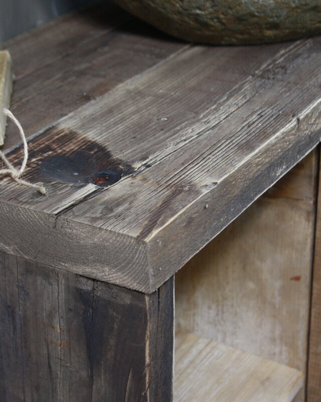 Rene Houtman Oud houten badkamermeubel/Sidetable Kelsey 110 cm