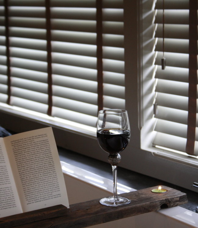 Rene Houtman Badplank Met Boekenhouder Eiken Wagonhout