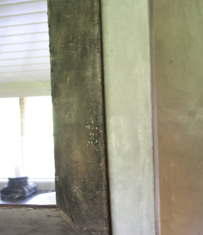 Rene Houtman Spiegel 110 cm oud eiken wagondelen massief