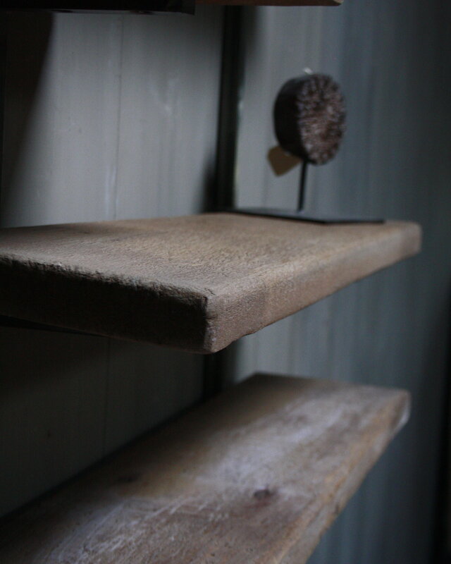 Rene Houtman Woody metaal wandrek 4 planken 82 x 100 cm