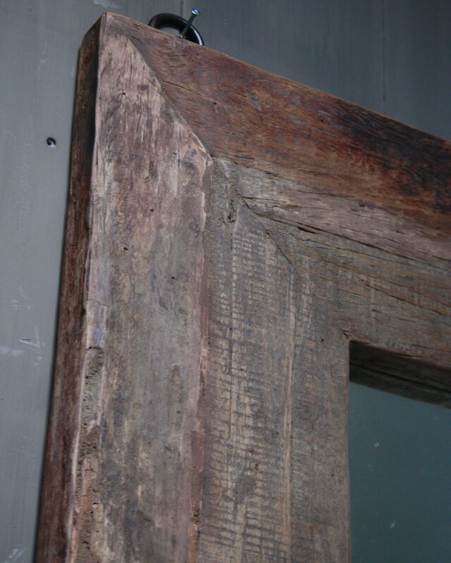 Rene Houtman Spiegel oud hout 100 x 200 cm Bassano
